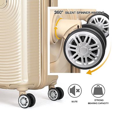 Hikolayae 3-Piece Hardside Luggage Set