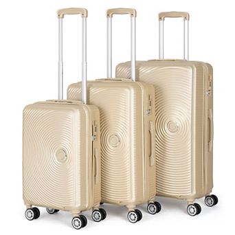Hikolayae 3 pc Hardside Luggage Set