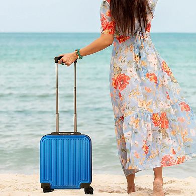 Hikolayae Square 18-Inch Carry-On Hardside Spinner Luggage
