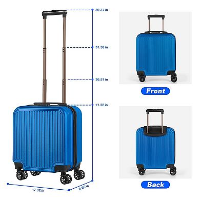 Hikolayae Square 18-Inch Carry-On Hardside Spinner Luggage