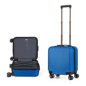 Hikolayae Square 18-Inch Carry-On Hardside Spinner Luggage