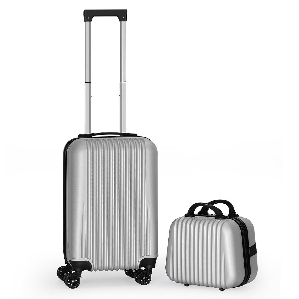 Hikolayae Stripe 2-Piece Hardside Spinner Luggage Set