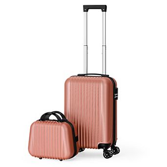 Hikolayae Stripe 2 pc Hardside Spinner Luggage Set