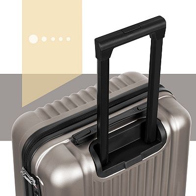 Hikolayae Geometric 5-Piece Hardside Spinner Luggage Set