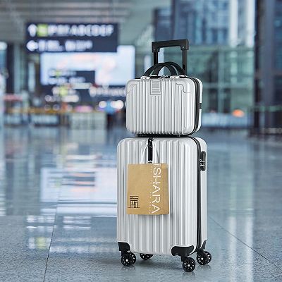 Hikolayae Value Pack 2-Piece Hardside Spinner Luggage Set