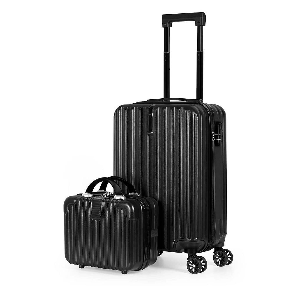 Hikolayae Value Pack 2-Piece Hardside Spinner Luggage Set