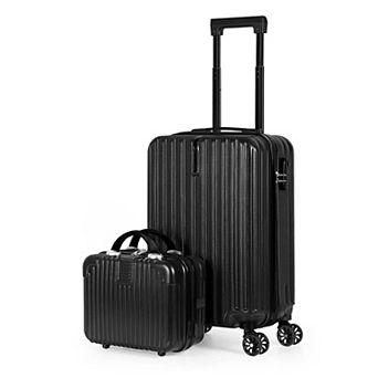 Hikolayae Value Pack 2 pc Hardside Spinner Luggage Set