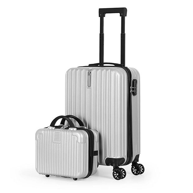 Hikolayae Value Pack 2-Piece Hardside Spinner Luggage Set