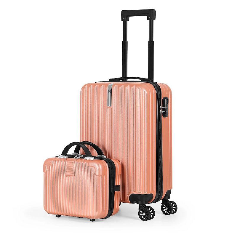 Hikolayae Value Pack 2 pc Hardside Spinner Luggage Set