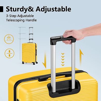 Hikolayae Horizon 3-Piece Hardside Spinner Luggage Set