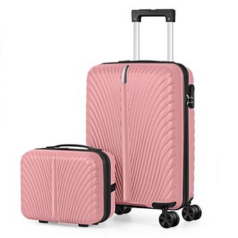Hikolayae Blooming 2 pc Hardside Spinner Luggage Set