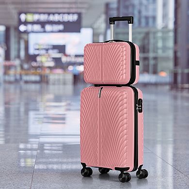 Hikolayae Blooming 2-Piece Hardside Spinner Luggage Set