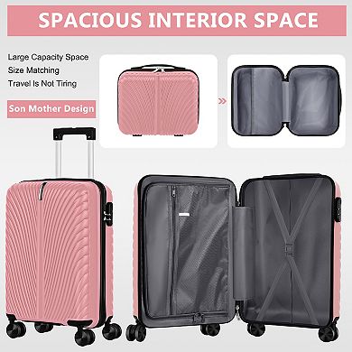 Hikolayae Blooming 2-Piece Hardside Spinner Luggage Set