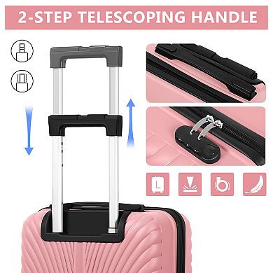 Hikolayae Blooming 2-Piece Hardside Spinner Luggage Set