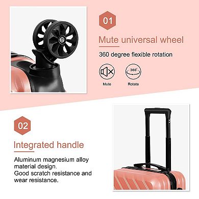 Hikolayae Arrow 20-Inch Carry-On Hardside Spinner Luggage