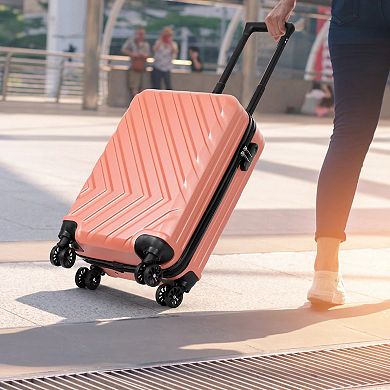 Hikolayae Arrow 20-Inch Carry-On Hardside Spinner Luggage