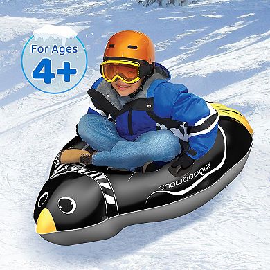 Wham-O Snowboogie Winter Snow Tube, 44" Single Rider Inflatable Animal Sled