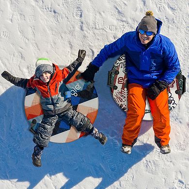 Wham-O 41 Inch Snowboard For Kids And Adults - Beginner Snowboogie Board With Heavy Duty Tow Leash