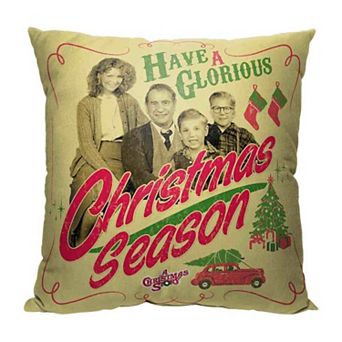 Warner Bros. A Christmas Story Glorious Christmas Season Pillow