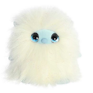 Aurora Small White Holiday 6" Cuddles The Yeti Festive Stuffed Animal