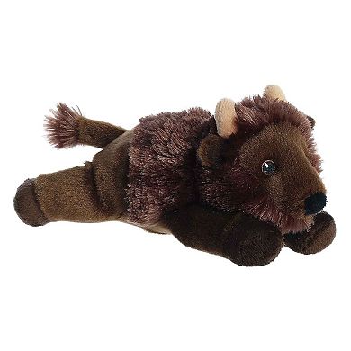 Aurora Small Brown Eco Nation Eco Softies 8" Bison Stuffed Animal