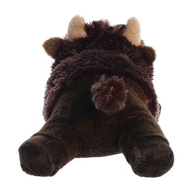 Aurora Small Brown Eco Nation Eco Softies 8" Bison Stuffed Animal