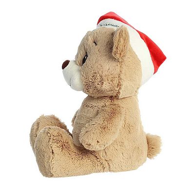 Aurora Medium Brown Precious Moments 12" My Beary 1st Christmas Festive Stuffed Animal