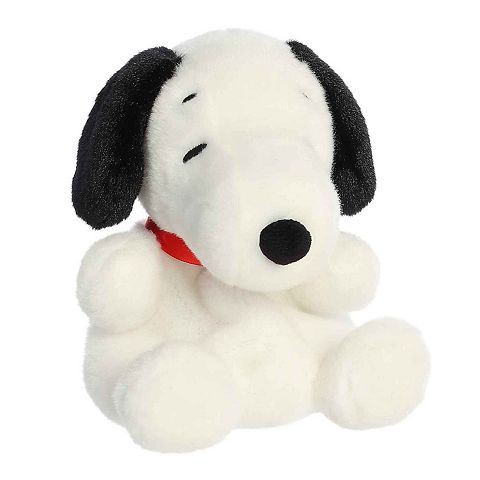 Детские мягкие игрушки Aurora Mini White Peanuts Palm Pals 5" Snoopy Timeless Stuffed Animal