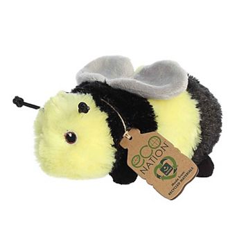 Aurora Small Yellow Eco Nation Eco Softies 8" Bumblebee Stuffed Animal