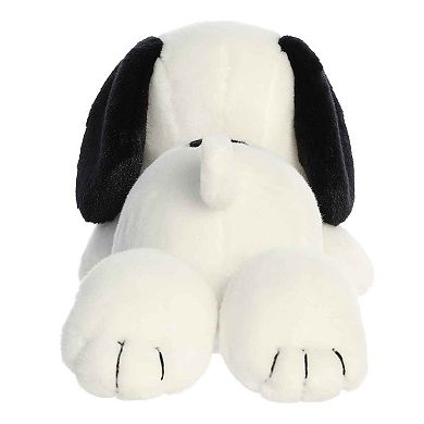 Aurora Medium Laying Peanuts 11.5" Snoopy Timeless Stuffed Animal