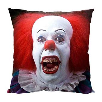 Warner Bros. Horror It Miniseries Not So Friendly Clown Pillow