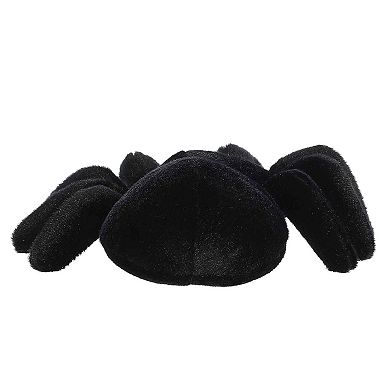 Aurora Small Black Eco Nation Eco Softies 8" Tarantula Stuffed Animal