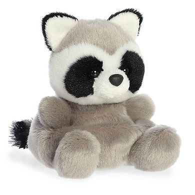 Aurora Mini Gray Palm Pals 5" Rascal Raccoon Adorable Stuffed Animal