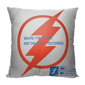 Warner Bros. The Flash Saving The Past And Future Printed Pillow