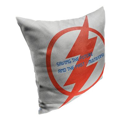 Warner Bros. The Flash Saving The Past And Future Printed Pillow