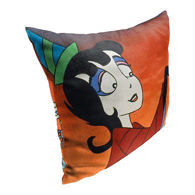 Warner Bros. Beetlejuice Animated Creepy Lydia Printed Throw Pillow