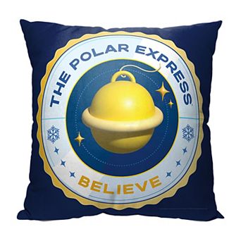 Warner Bros. Polar Express Believe Printed Throw Pillow