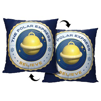 Warner Bros. Polar Express Believe Printed Throw Pillow