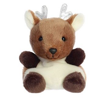 Aurora Mini Brown Palm Pals 5" Dash Reindeer Festive Stuffed Animal