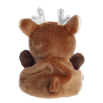 Aurora Mini Brown Palm Pals 5" Dash Reindeer Festive Stuffed Animal