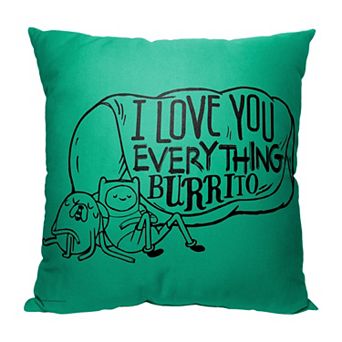 Warner Bros. Adventure Time Flame Princess Printed Throw Pillow