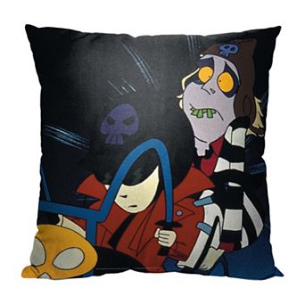 Warner Bros. Beetlejuice Animated Ghost Rider Printed Throw Pillow