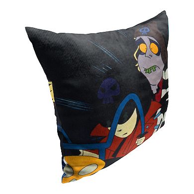 Warner Bros. Beetlejuice Animated Ghost Rider Printed Throw Pillow