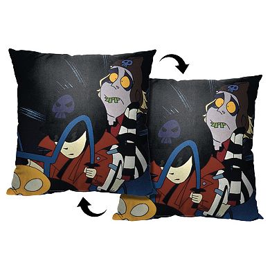 Warner Bros. Beetlejuice Animated Ghost Rider Printed Throw Pillow
