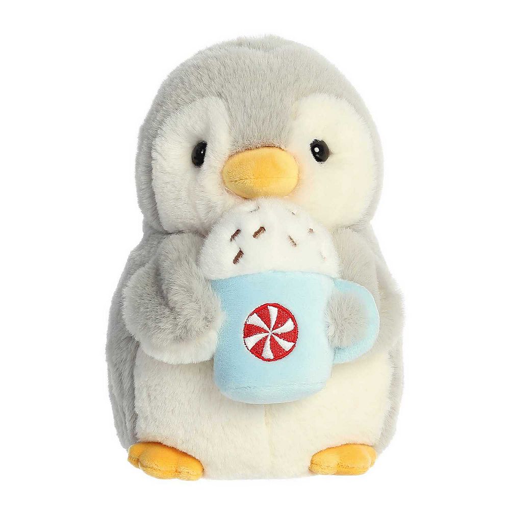 Aurora Small Gray Pompom Penguin 8
