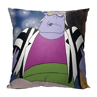 Warner Bros. Beetlejuice Animated Fraken Beetle Printed Throw Pillow