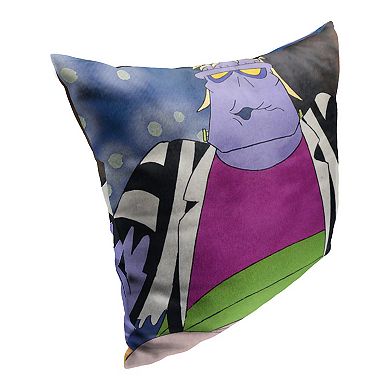 Warner Bros. Beetlejuice Animated Fraken Beetle Printed Throw Pillow