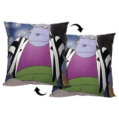 Warner Bros. Beetlejuice Animated Fraken Beetle Printed Throw Pillow