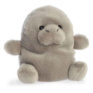 Aurora Mini Gray Palm Pals 5" Blubs Manatee Adorable Stuffed Animal