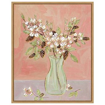 Here Comes the Bloom II by Melissa W Framed Canvas Wall Art Print